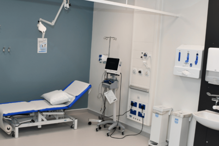 A consulting room in the VPD-HLRI-CRF